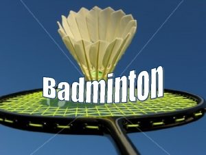Overview and History w Badminton is a racket