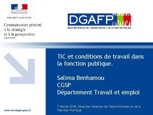 TIC et conditions de travail dans la fonction