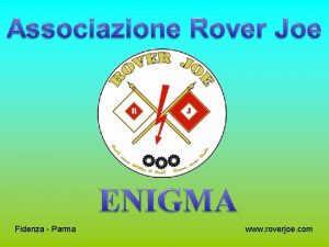 Fidenza Parma www roverjoe com Fino alla seconda