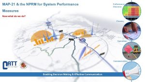 MAP21 the NPRM for System Performance Measures Now