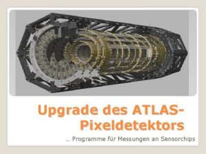 Upgrade des ATLASPixeldetektors Programme fr Messungen an Sensorchips