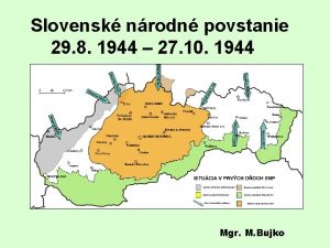 Slovensk nrodn povstanie 29 8 1944 27 10