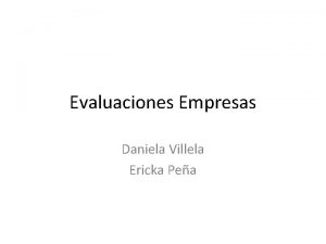 Evaluaciones Empresas Daniela Villela Ericka Pea Imagen corporativa