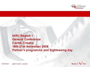 IARU Region 1 General Conference Cavtat Croatia 16