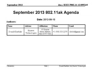 September 2013 doc IEEE P 802 11 130953