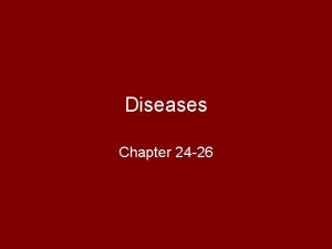 Diseases Chapter 24 26 Myth or Fact A