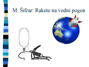 M ifrar Rakete na vodni pogon Rakete na