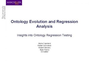 Ontology Evolution and Regression Analysis Insights into Ontology