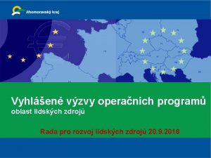 Vyhlen vzvy operanch program oblast lidskch zdroj Rada