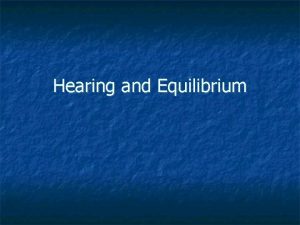 Hearing and Equilibrium Outer Ear Auricle ear shellshaped