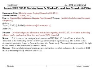 month year doc IEEE 802 15 03107 r