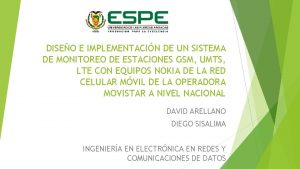 DISEO E IMPLEMENTACIN DE UN SISTEMA DE MONITOREO