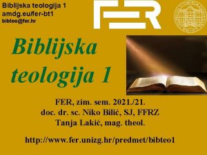 Biblijska teologija 1 amdg euferbt 1 bibteofer hr