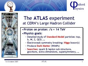 The ATLAS experiment at CERNs Large Hadron Collider