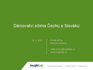 Drcovstv oima ech a Slovk 24 6 2015