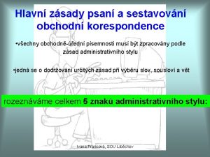 Hlavn zsady psan a sestavovn obchodn korespondence vechny