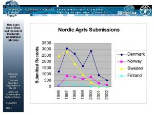 New Agris DataFlows and the role of the