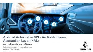 Android Automotive SIG Audio Hardware Abstraction Layer HAL