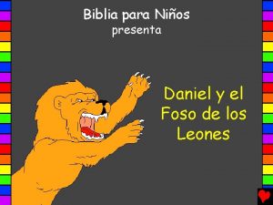 Biblia para Nios presenta Daniel y el Foso