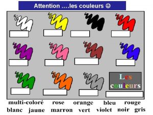 Attention les couleurs Le systme phonique La prononciation