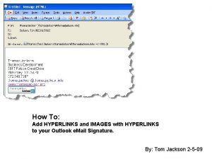 How To Add HYPERLINKS and IMAGES with HYPERLINKS