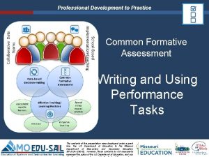 Professional Development to Practice Common Formative Assessment Writing