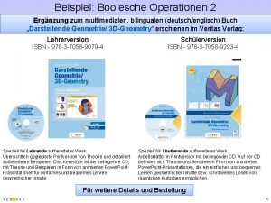 Beispiel Boolesche Operationen 2 Ergnzung zum multimedialen bilingualen