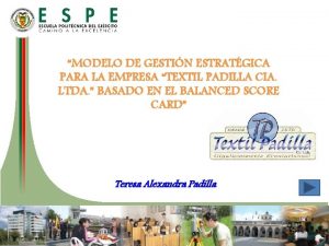 MODELO DE GESTIN ESTRATGICA PARA LA EMPRESA TEXTIL