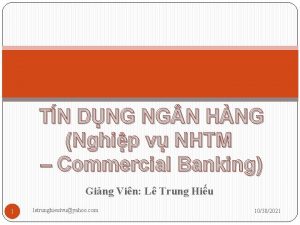 TN DNG NG N HNG Nghip v NHTM