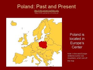 Poland Past and Present http infopoland buffalo edu