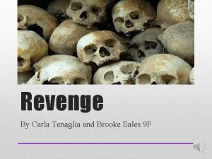 Revenge By Carla Tenaglia and Brooke Eales 9