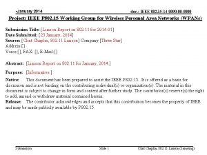 January 2014 doc IEEE 802 15 14 0090