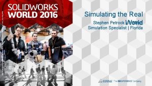 1 3 DS COMSOLIDWORKS Dassault Systmes Confidential Information