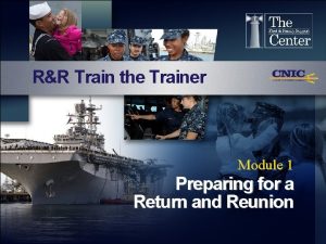 RR Train the Trainer Module 1 Preparing for