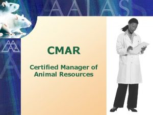 Cmar certification