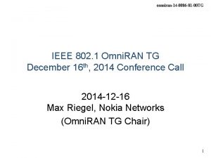 omniran14 0086 01 00 TG IEEE 802 1