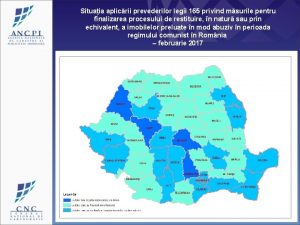 Situaia aplicrii prevederilor legii 165 privind msurile pentru