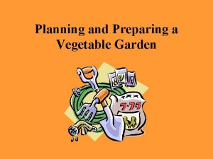 Planning and Preparing a Vegetable Garden Advantages of