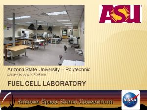 Arizona State University Polytechnic presented by Eric Hinkson