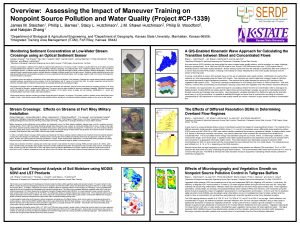 Overview Assessing the Impact of Maneuver Training on