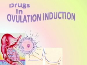 Drugs In OVULATION INDUCTION ILOs By the end
