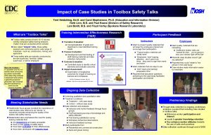 Impact of Case Studies in Toolbox Safety Talks