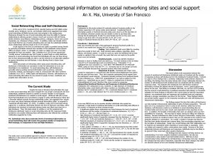 Disclosing personal information on social networking sites and