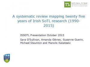 A systematic review mapping twenty five years of