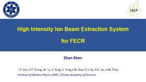 High Intensity Ion Beam Extraction System for FECR