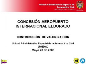 Unidad Administrativa Especial de Aeronautica Civil Repblica de