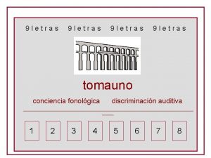 9 letras tomauno conciencia fonolgica discriminacin auditiva 1