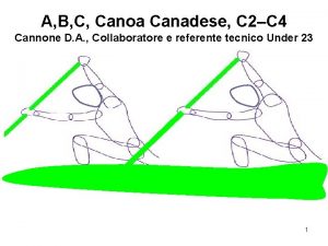 A B C Canoa Canadese C 2C 4