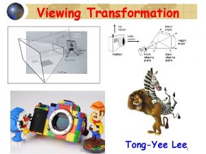 Viewing Transformation TongYee Lee 1 Case A rotating