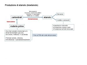 Produzione di etanolo bioetanolo carboidrati Microrganismi Anaerobi o